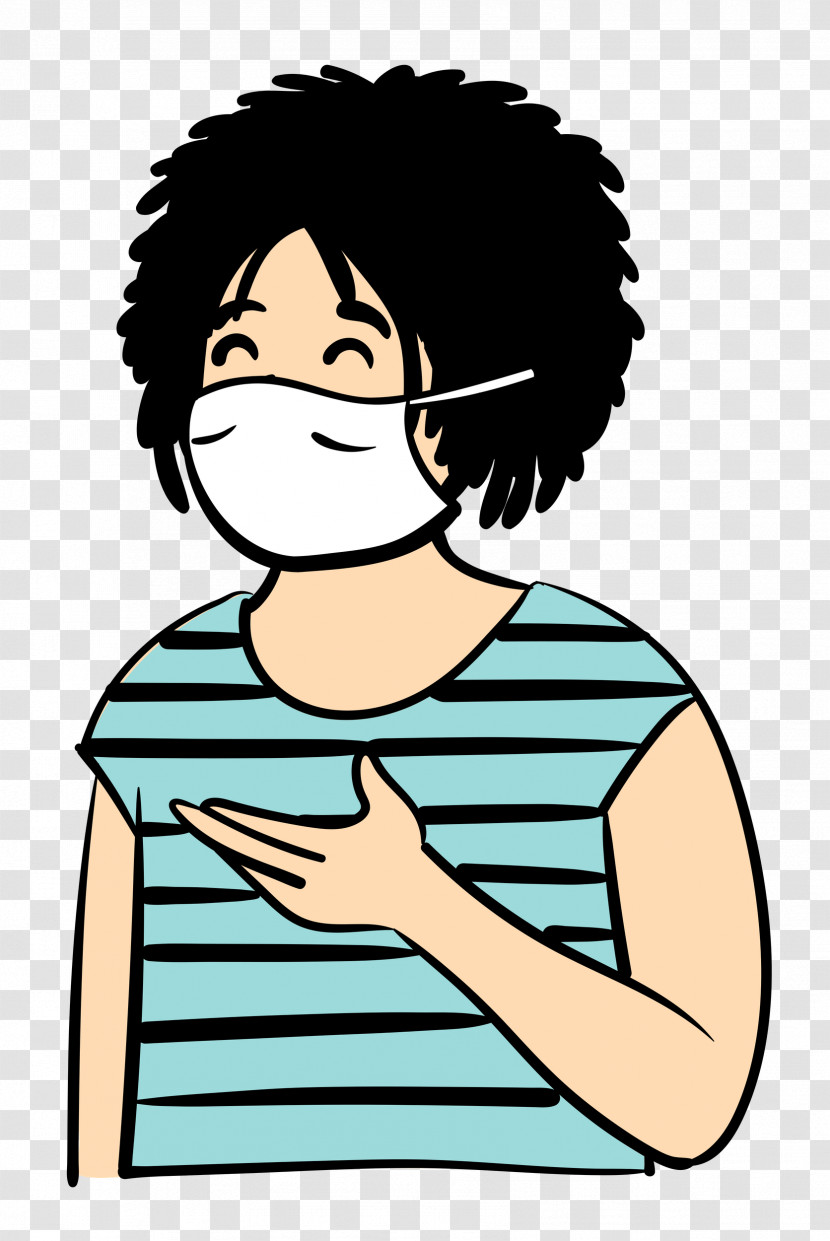 Woman Medical Mask Coronavirus Transparent PNG