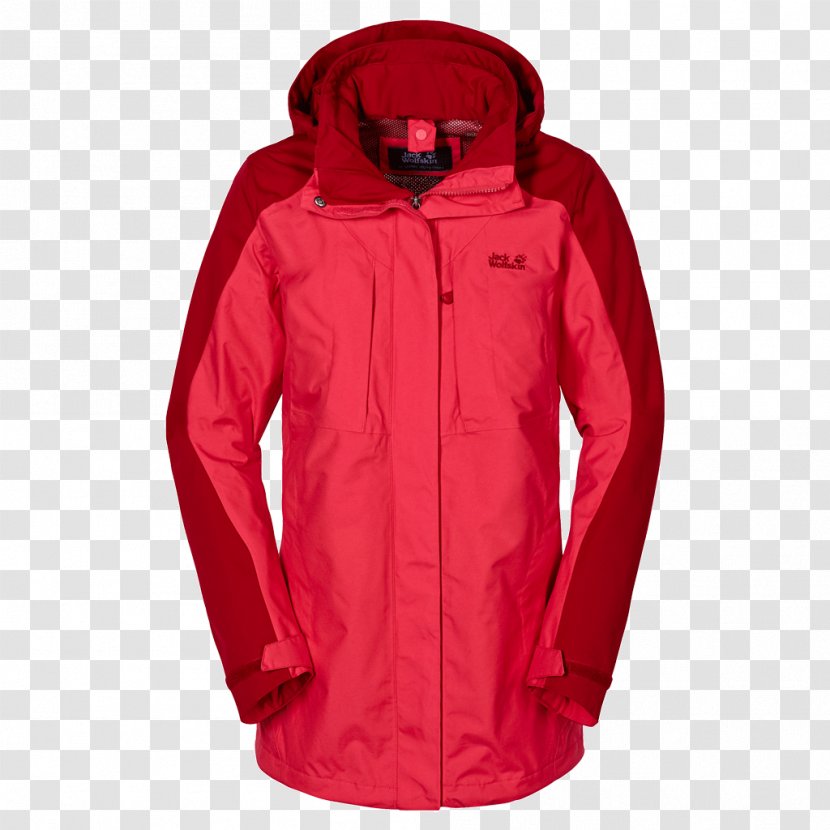 Hoodie Jacket Jack Wolfskin Lining - Puffer Transparent PNG