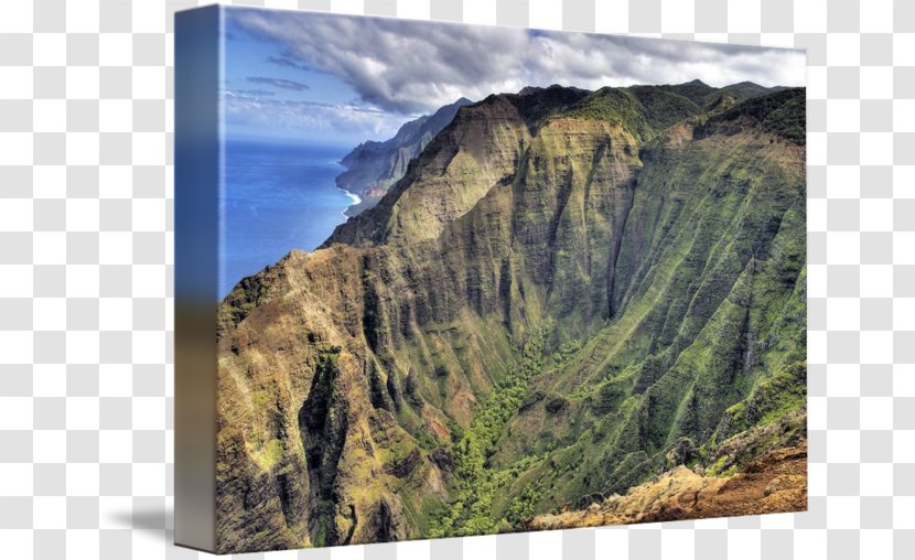 Nu'alolo Trail Parking Lolo Vista Kalalau Valley Waimea Hikina Road - Hawaii - Rock Transparent PNG