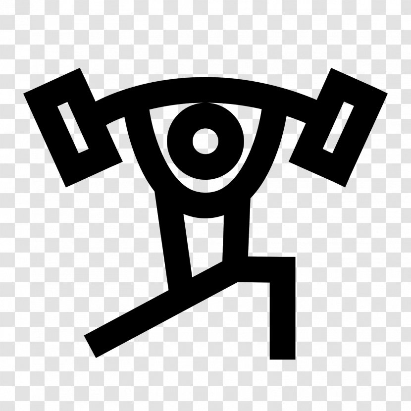 Olympic Weightlifting - Black And White - Barbell Vector Transparent PNG
