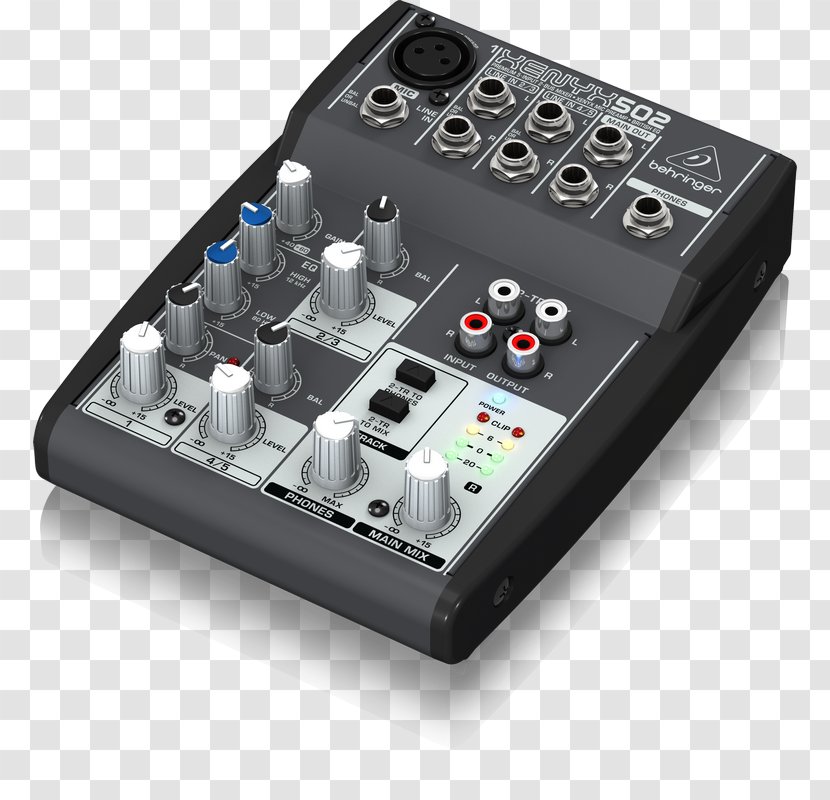 Microphone Audio Mixers Behringer Xenyx 802 502 Transparent PNG