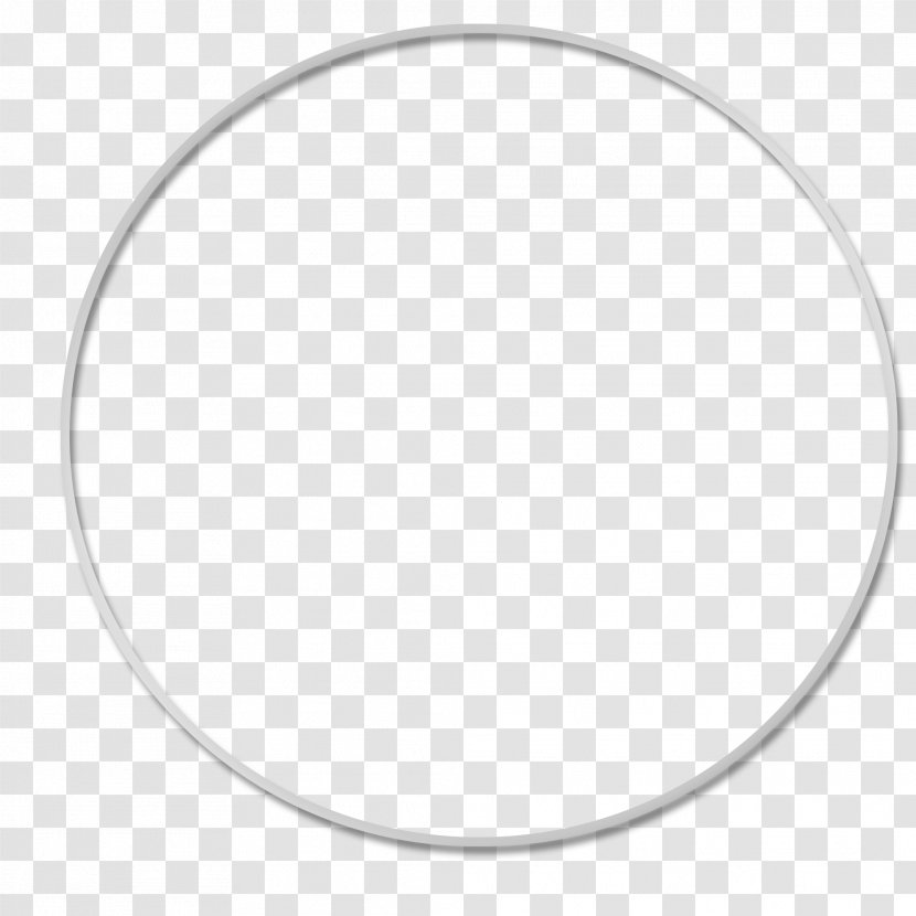 Circle Line Oval Area - Plates Transparent PNG