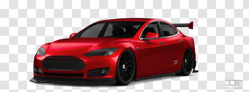Mid-size Car Compact Motor Vehicle Family - Tesla Model 3 Transparent PNG