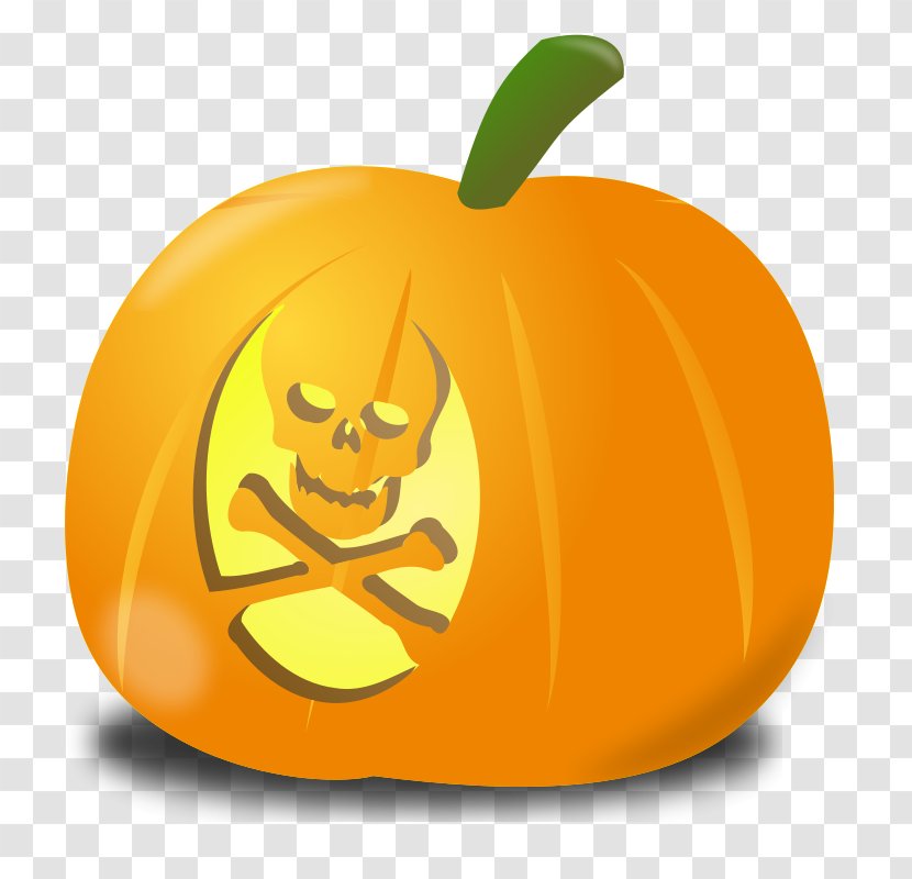 Pumpkin Jack-o'-lantern Clip Art - Cucurbita Transparent PNG