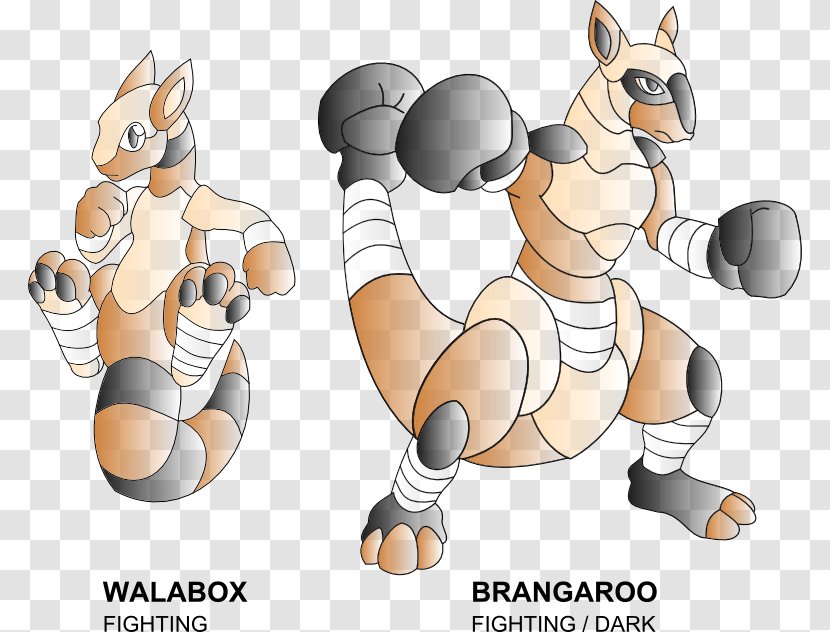 Digital Art Kangaroo Boxing Transparent PNG