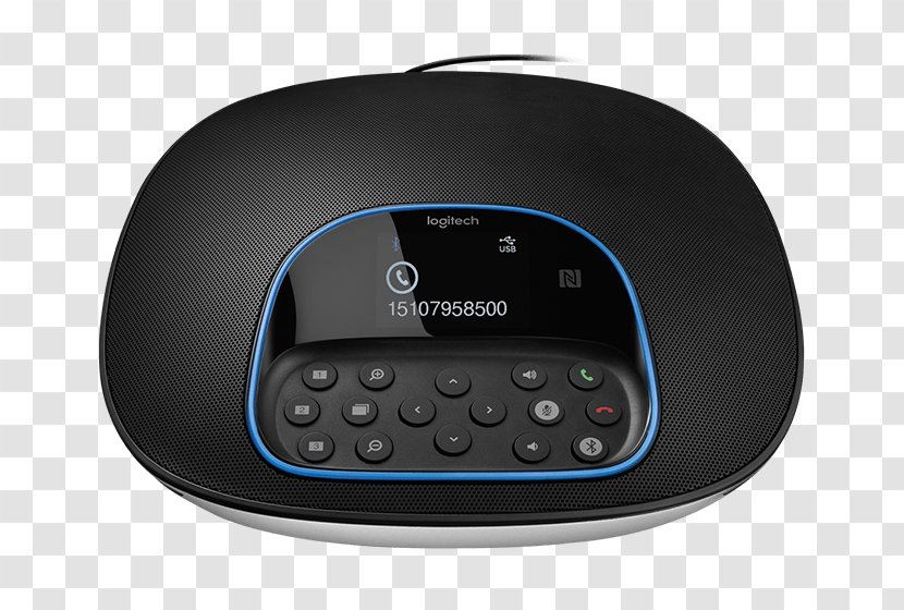Microphone Grupo Logi Bundle Full HD Webcam 1920 X 1080 Pix Logitech GROUP Stand Videotelephony - Pantiltzoom Camera Transparent PNG