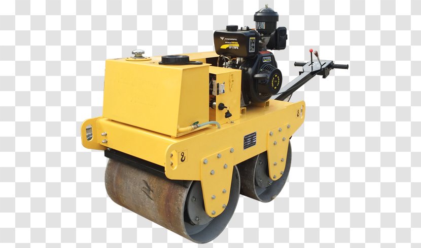Road Roller Heavy Machinery Architectural Engineering Excavator - Machine Transparent PNG