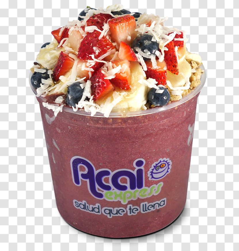 Sundae Açaí Na Tigela Gelato Frozen Yogurt Ice Cream - Acai Bowl Transparent PNG