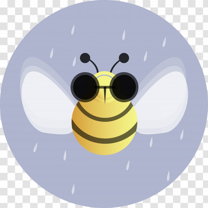 Bee Beta Muscae Cartoon Smiley Image - Yellow - Humble Transparent PNG