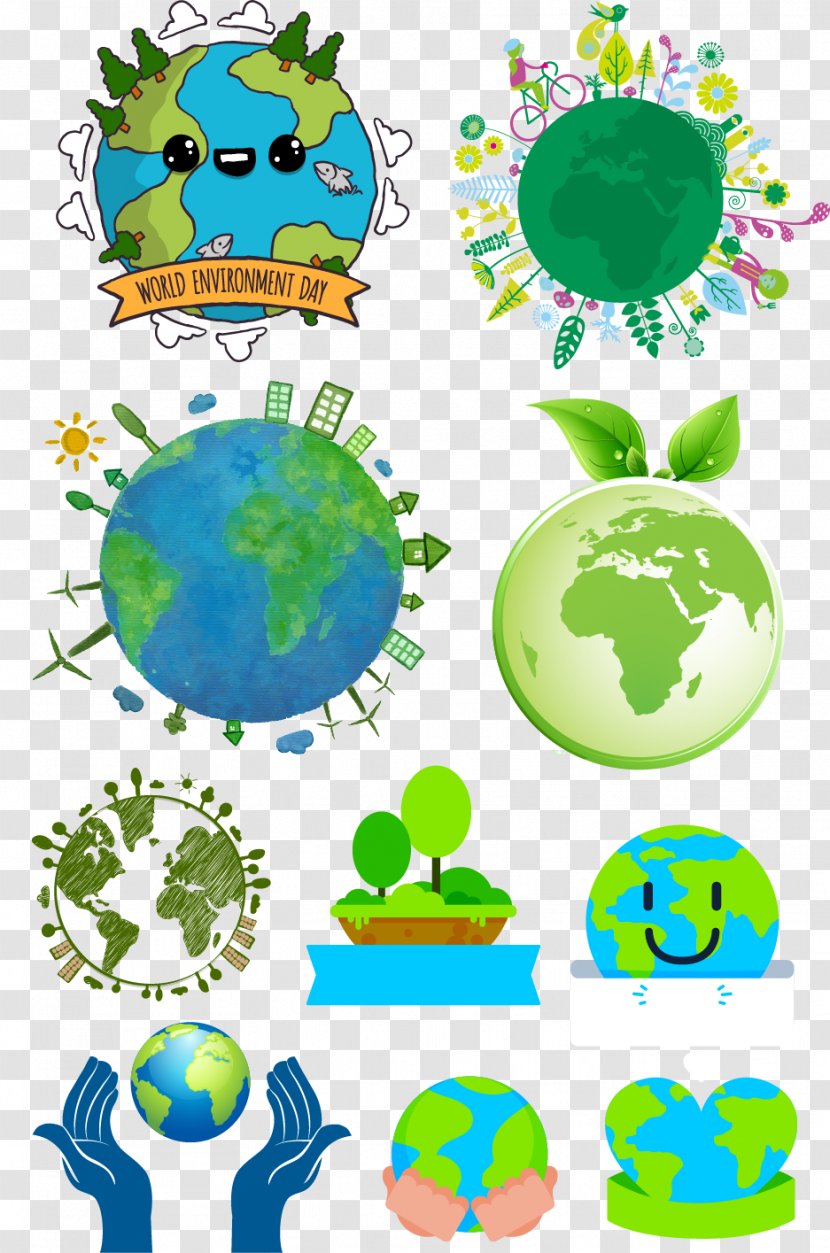 Earth Ecology Clip Art - Area - Green Ecological Transparent PNG