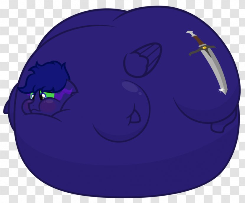 Cartoon Animal Character - Blueberry Inflation Transparent PNG