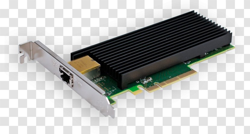 Graphics Cards & Video Adapters Network 10 Gigabit Ethernet 10GBASE-T - Over Twisted Pair Transparent PNG