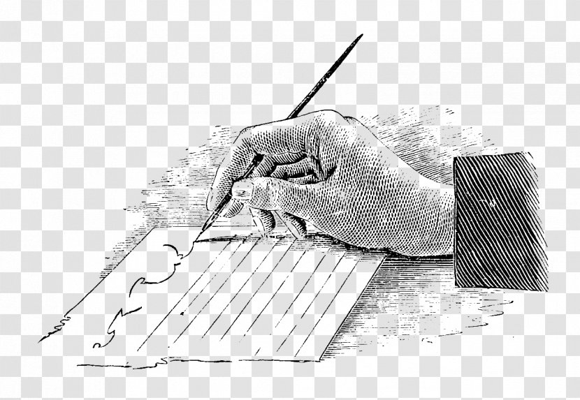 Paper Writing Quill Pen - Creative - Hand Transparent PNG