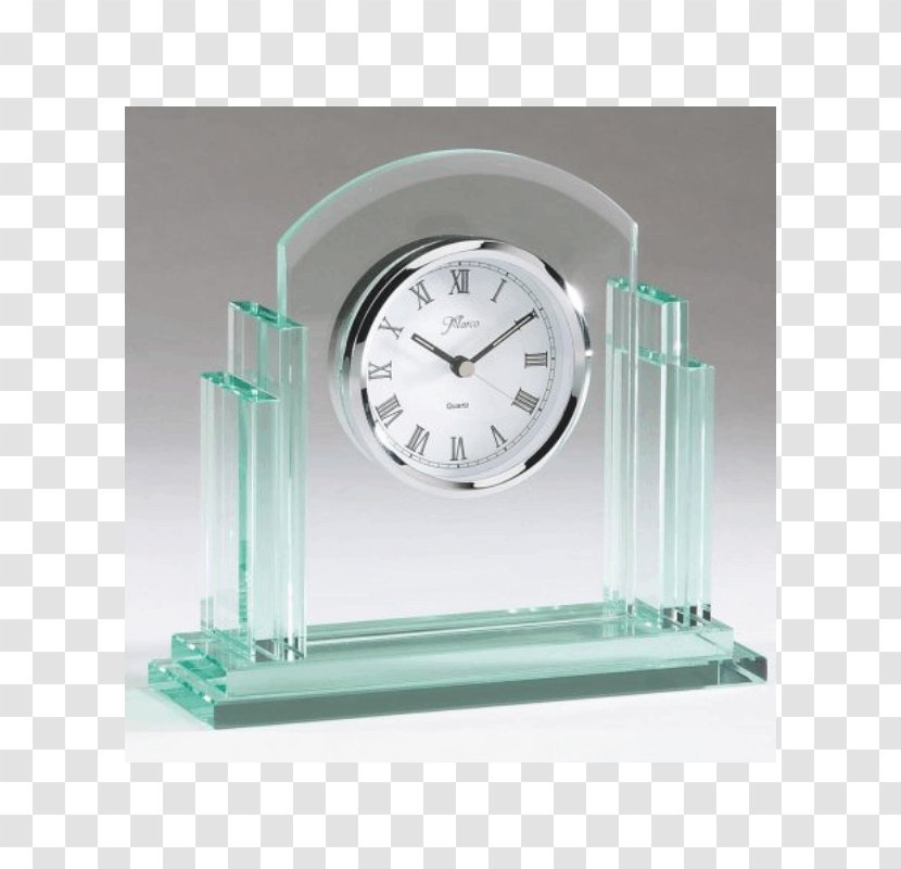 Quartz Clock Lead Glass Crystal - Desk - Plaque Transparent PNG