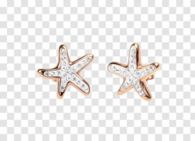 Earring Body Jewellery Diamond Starfish Transparent PNG