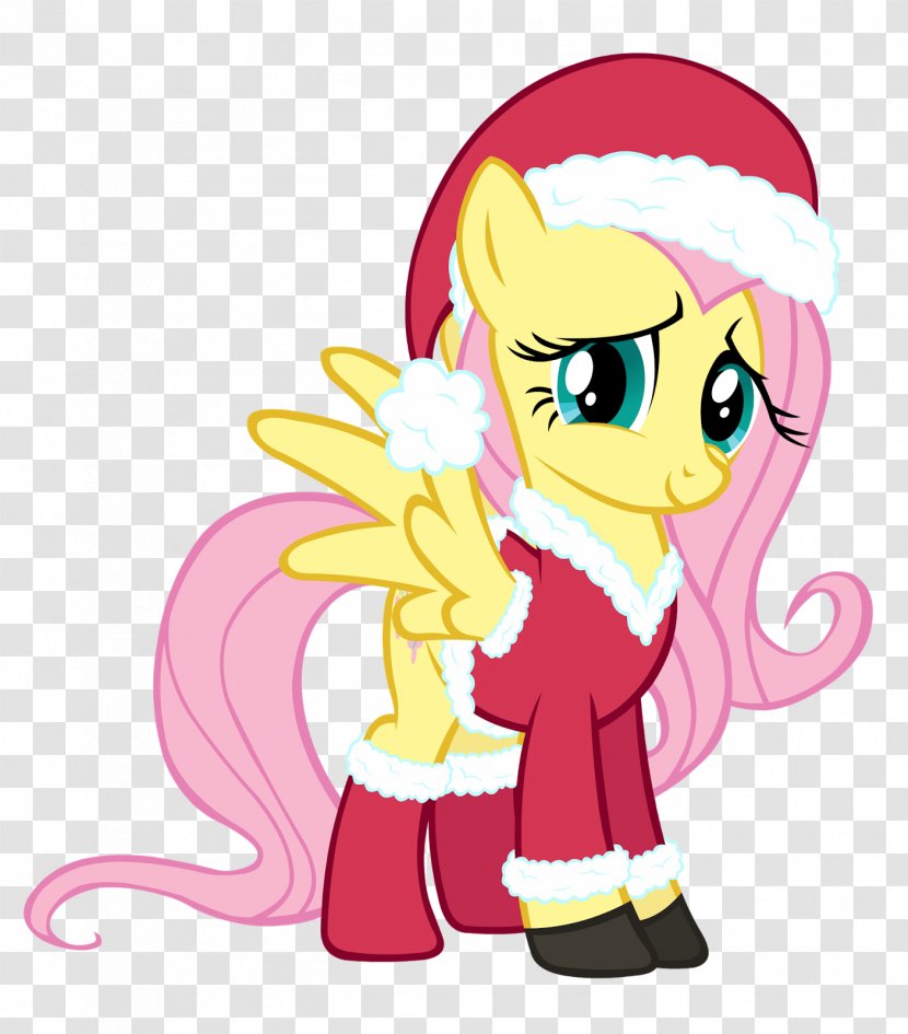 Pony Rainbow Dash Fluttershy Applejack Pinkie Pie - Silhouette - Christmas Transparent PNG