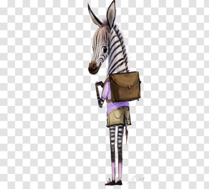 Quagga Mane Zebra Animal Illustration - Horse Like Mammal Transparent PNG