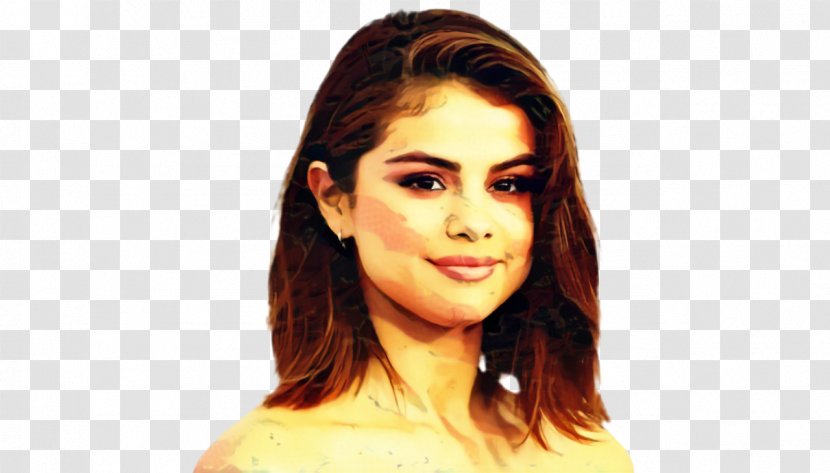 Face Cartoon - Singer - Lace Wig Feathered Hair Transparent PNG
