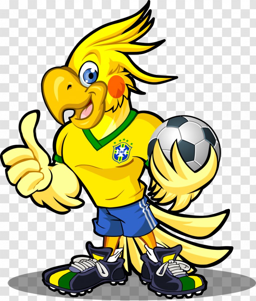 Brazil National Football Team 2014 FIFA World Cup Loja Do Mascote 2018 - Yellow Transparent PNG