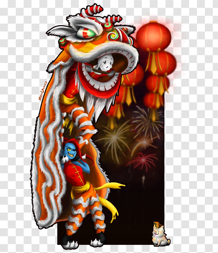 Art Lion Dance - Fictional Character Transparent PNG