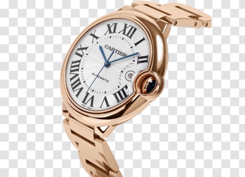 Watch Strap Cartier Gold Blue - Rolex Crown Necklace Transparent PNG