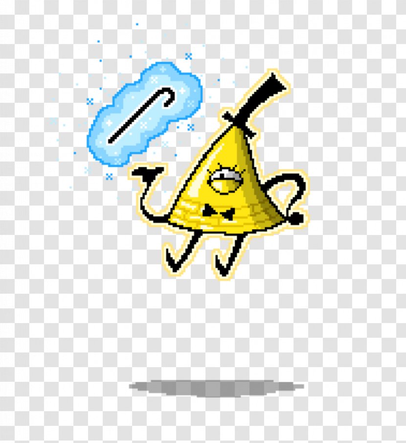 Logo Brand Cartoon Font - Yellow - Pixel Art Smiley Transparent PNG