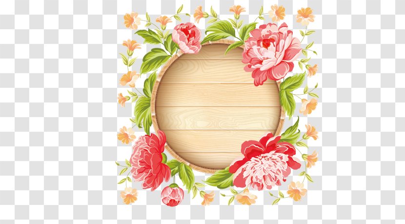 Wedding Invitation Pink Flowers Stock Photography - Spring Summer Exquisite Beautiful Peony Flower Garland Transparent PNG