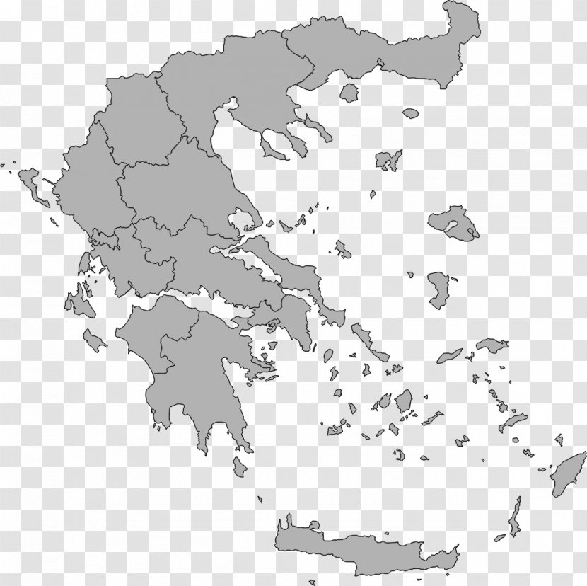 Serres Vector Map Geography - Greece Transparent PNG
