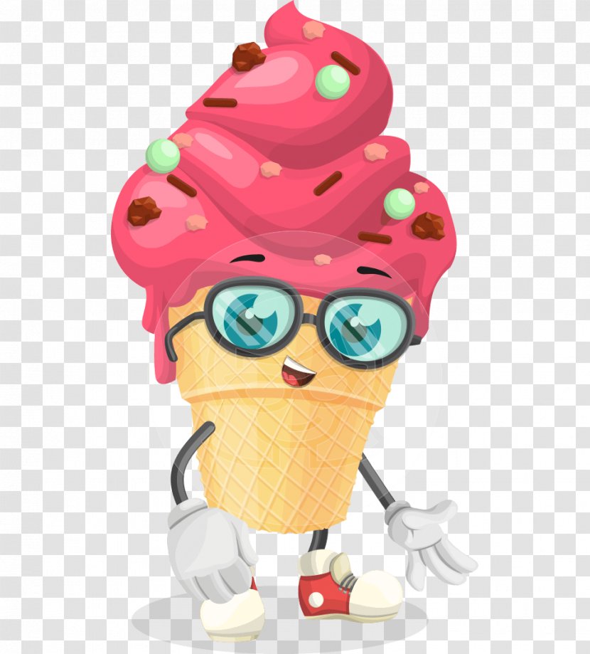 Ice Cream Cones Vector Graphics Cartoon Clip Art - Drawing Transparent PNG