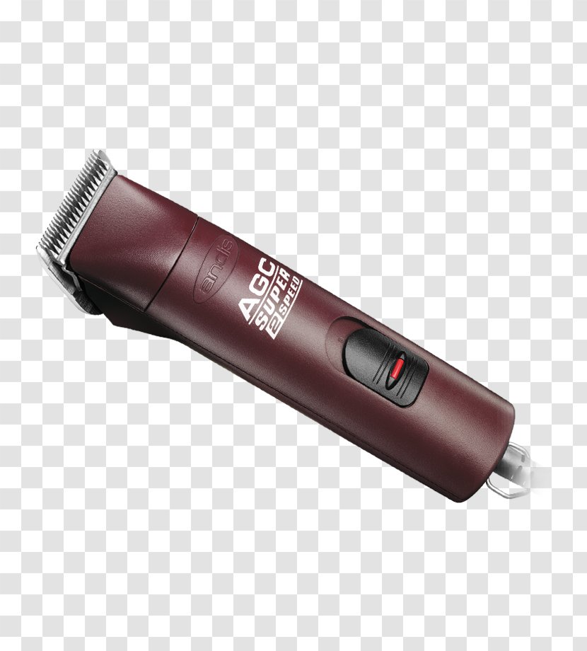 Hair Clipper Andis Barber Animal Burgundy - Lime - BRAND LINE ANGLE Transparent PNG