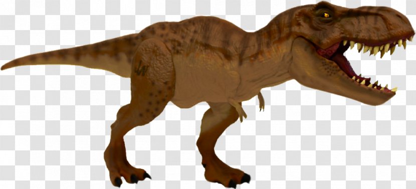 Tyrannosaurus Velociraptor Jurassic Park Repaint Toy Transparent PNG