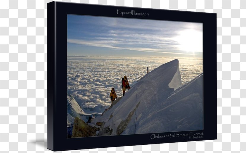 Mount Everest Climbing Television Set Image Mountaineering - Display Advertising - Lcd Transparent PNG