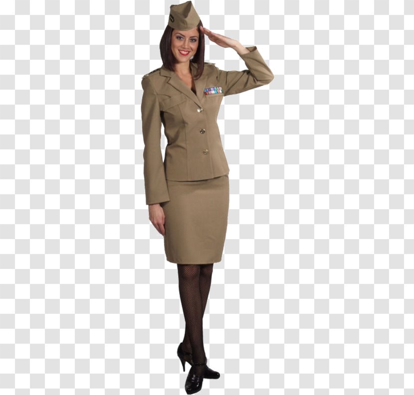 Army Officer Soldier Costume Skirt Dress Transparent PNG