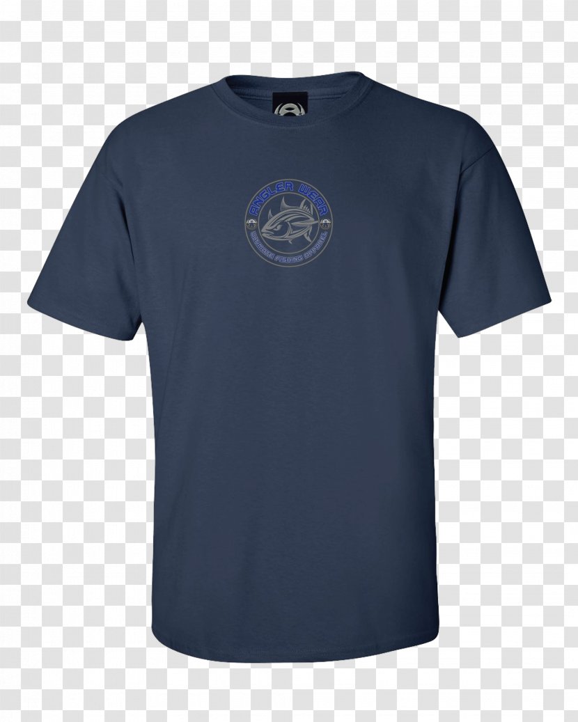 Printed T-shirt Carhartt Crew Neck - Electric Blue Transparent PNG