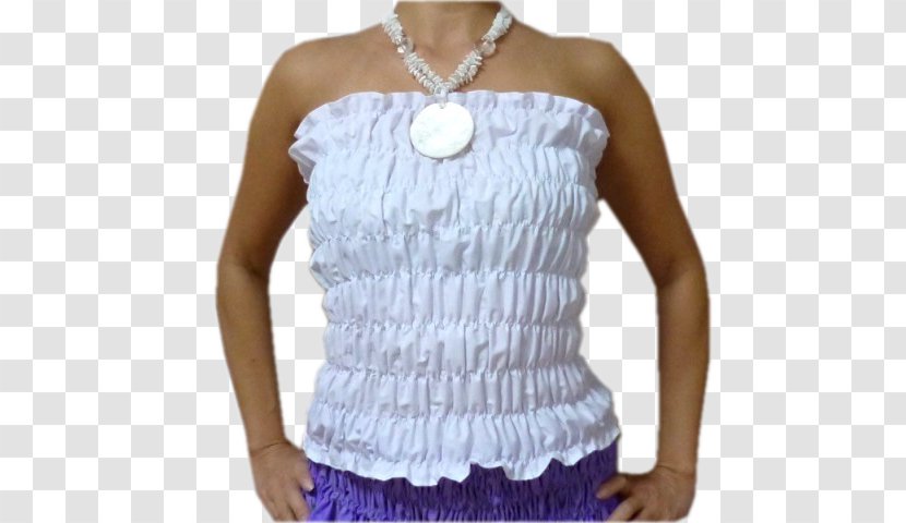 Blouse Hula Costume Dress Sleeve - Frame - Skirt Transparent PNG
