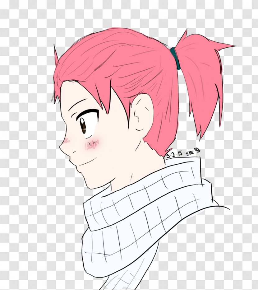 Human Hair Color Natsu Dragneel Hairstyle Forehead - Heart Transparent PNG
