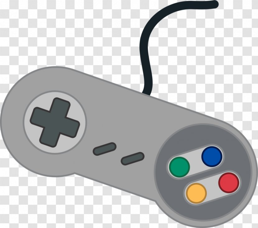 Super Nintendo Entertainment System Joystick Game Controllers Xbox 360 Clip Art - Playstation - Gamepad Transparent PNG