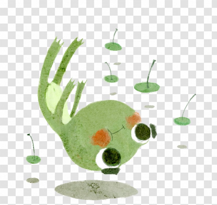 Illustration - Template - Painted Frog Transparent PNG