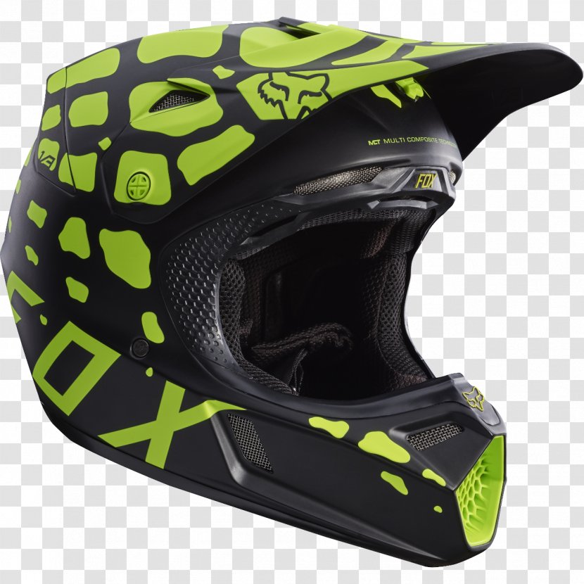 Motorcycle Helmets Fox Racing Motocross - Headgear - Helm Transparent PNG