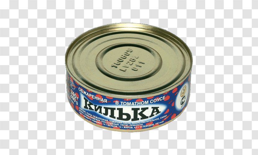 Canning Tomato Sauce European Sprat Canned Fish - Kasha Transparent PNG