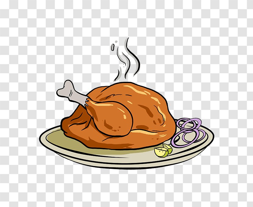 Thanksgiving Dinner Drawing Turkey Meat Image - Food Transparent PNG