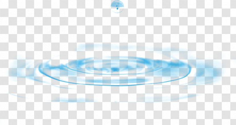 Blue Circle Pattern - Close Up - Transparent Water Ripples Transparent PNG
