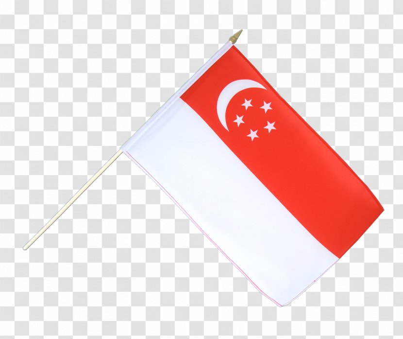 Flag Of Singapore Fahne National - Red - SINGAPORE Transparent PNG