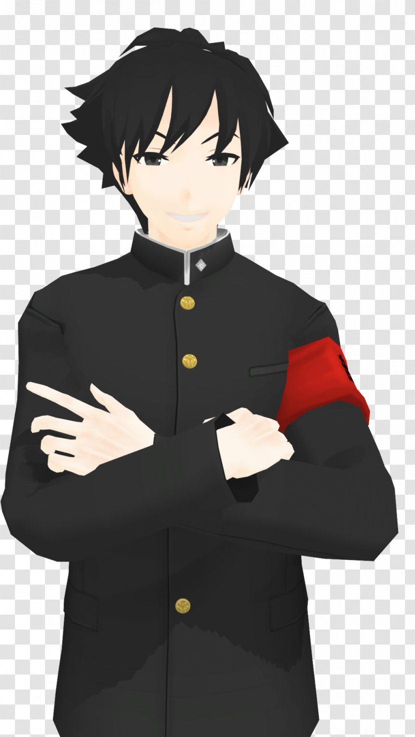 Yandere Simulator Budō Martial Arts Senpai And Kōhai - Cartoon - Kneel Transparent PNG