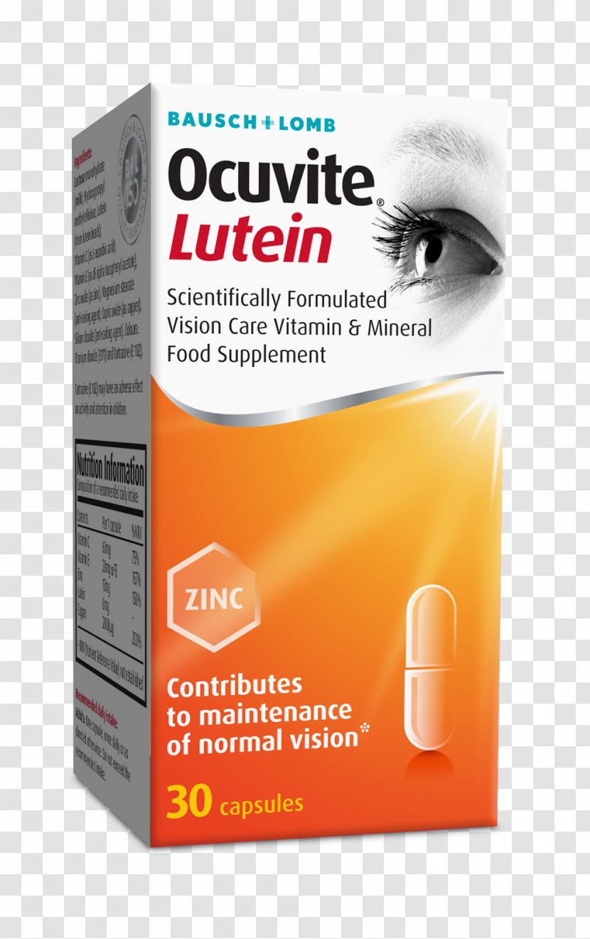 Lutein Dietary Supplement Eye Vitamin Nutrient - Brand Transparent PNG