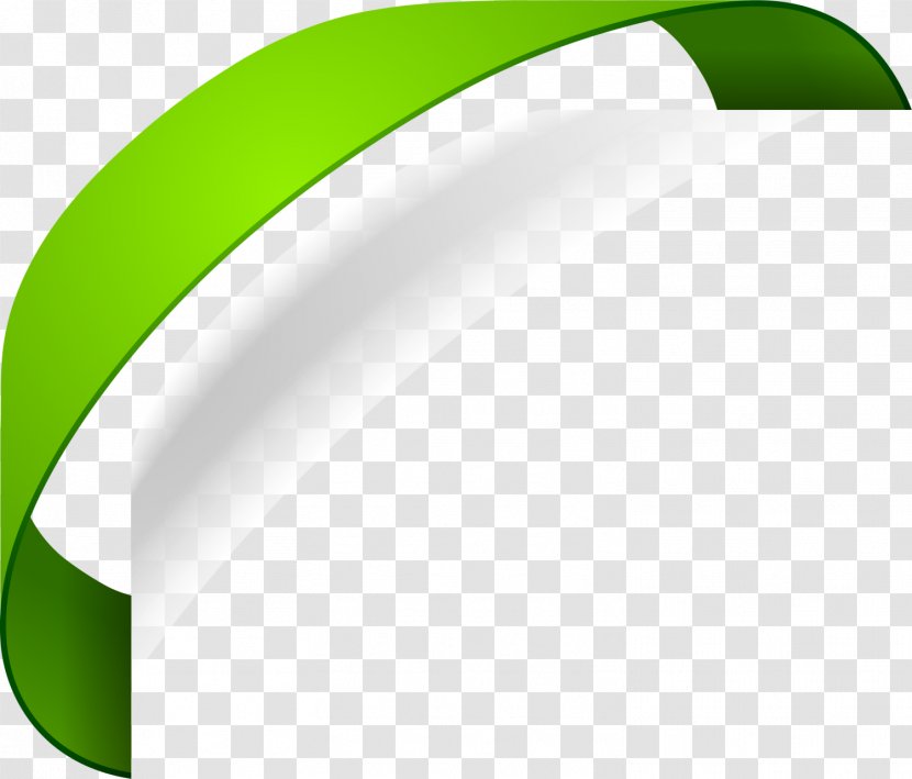 Green Label - Ribbon Transparent PNG