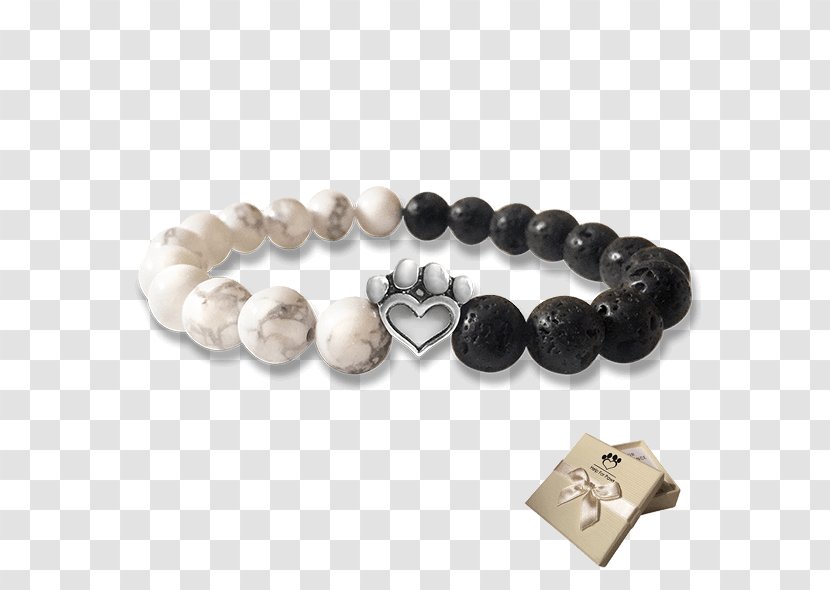 Bracelet Bead Hope For Paws Clothing Animal - Gemstone - Messi Black Transparent PNG