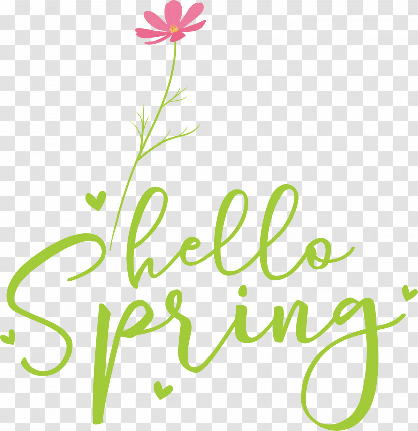 Hello Spring Spring Transparent PNG