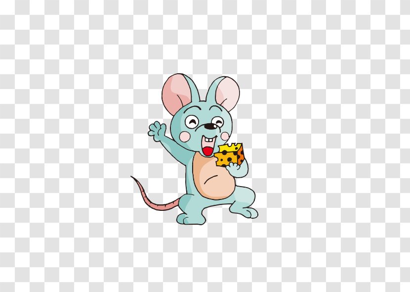 Cartoon Cdr Muroidea - Tree - Mice Eat Cheese Transparent PNG