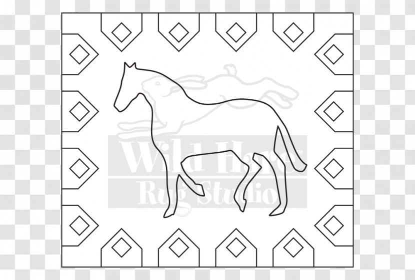 Paper Visual Arts Horse - Like Mammal - Wild Hare Rug Studio Transparent PNG